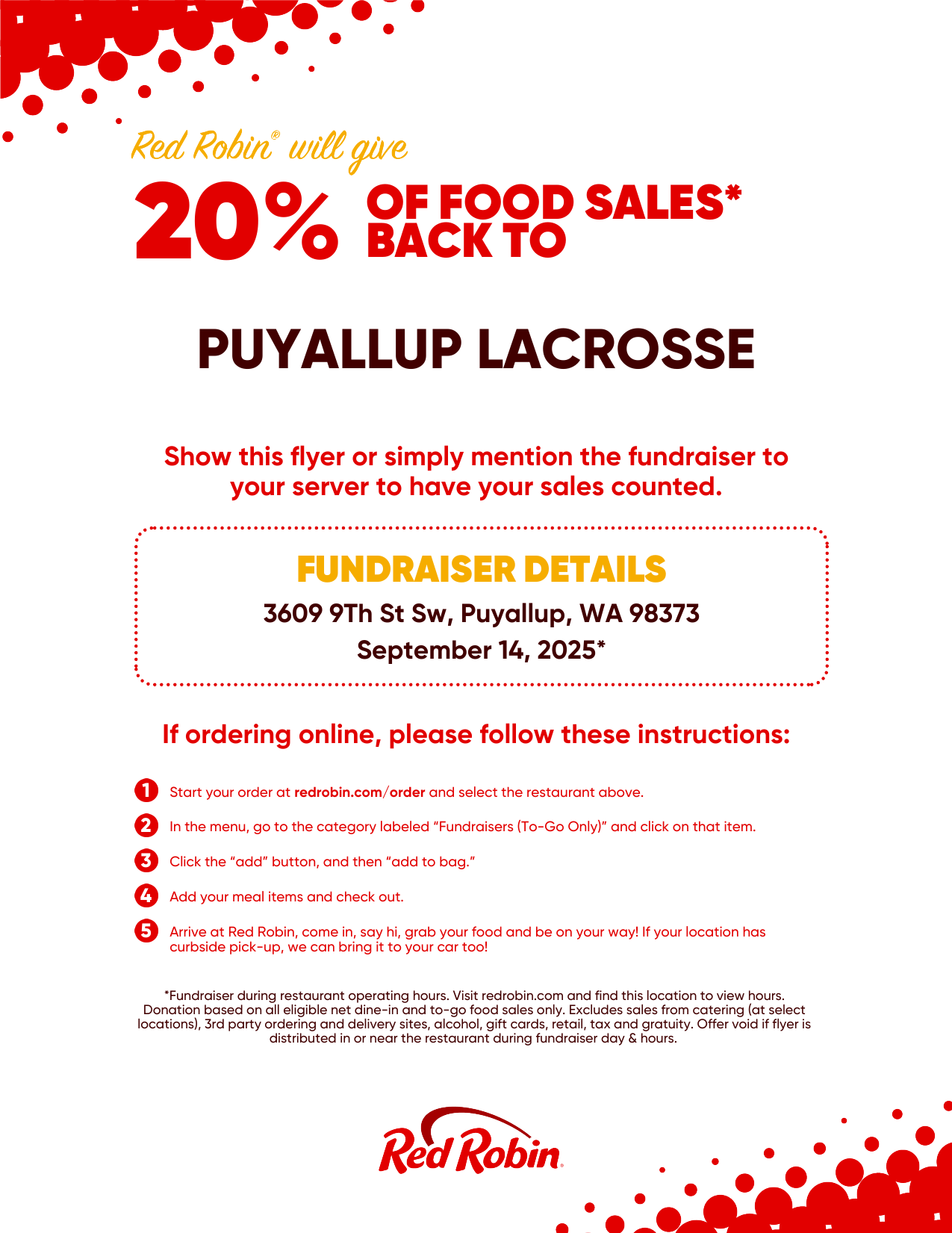 Red Robin Flyer